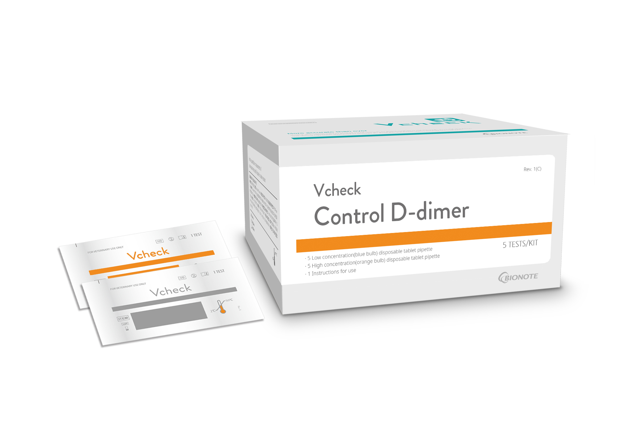 Vcheck D-dimer kontroll