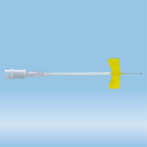 Multifly®-kanyl 20 G (0,9mm), gul, 80 mm slang