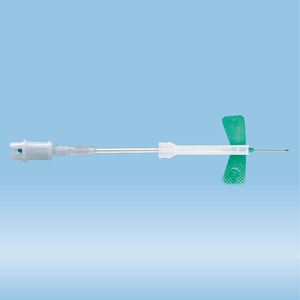 Safety Multifly®-kanyl 21 G (0,8 mm), grön, 80 mm slang