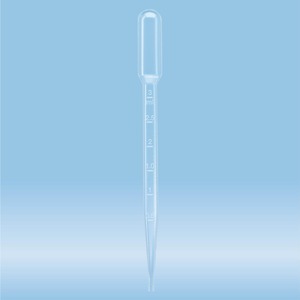 Transferpipett 3,5 mL, graderad till 3 mL