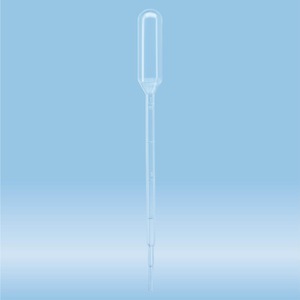 Transferpipett 3,5 mL, graderad till 1 mL, plast