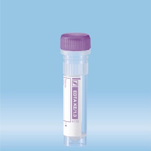 Mikrorör 1,3 mL, skruvkork, kalium-EDTA (K3)