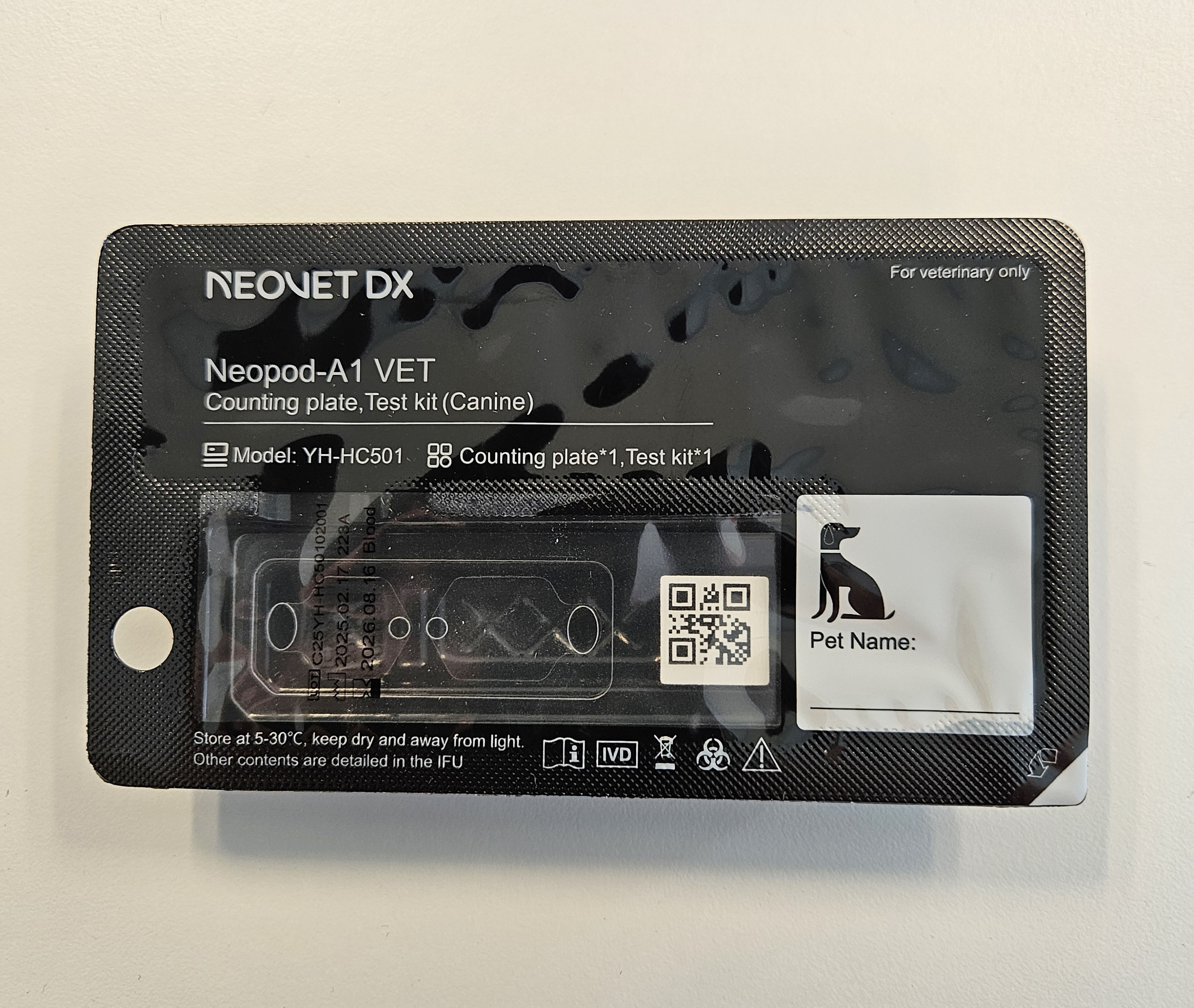 Canine morfologiskt hematologi test