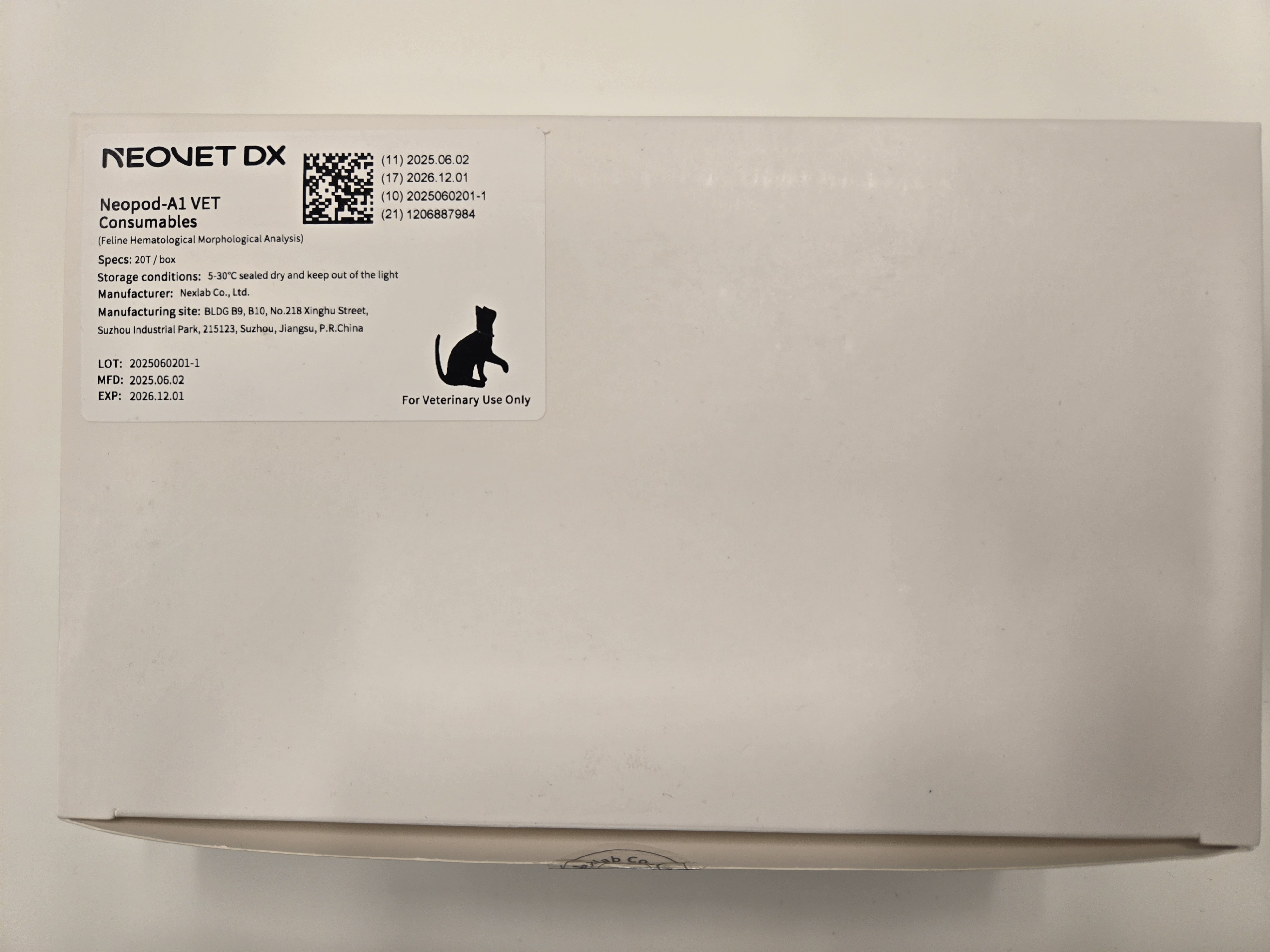 Feline morfologiskt hematologi test