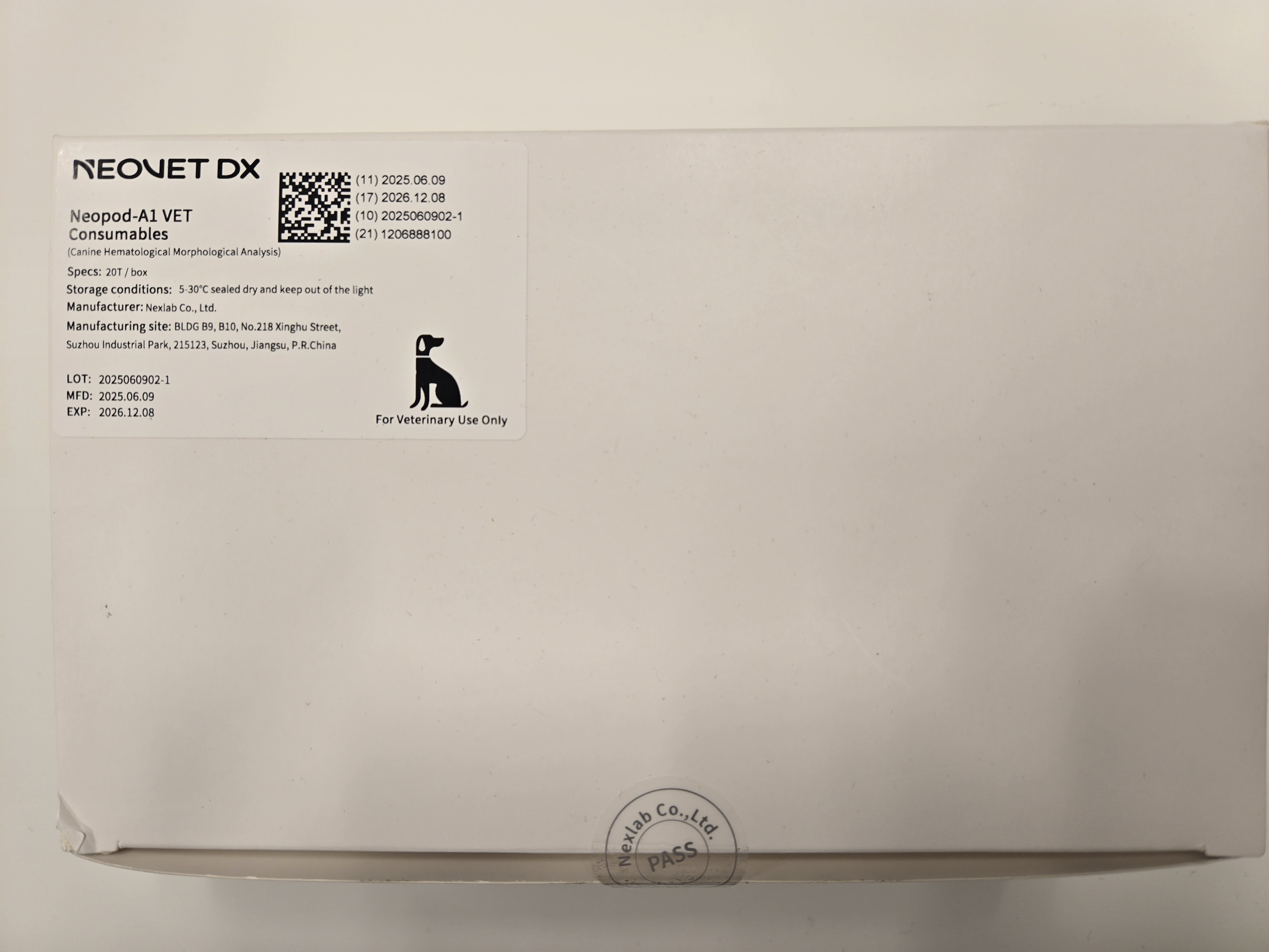 Canine morfologiskt hematologi test