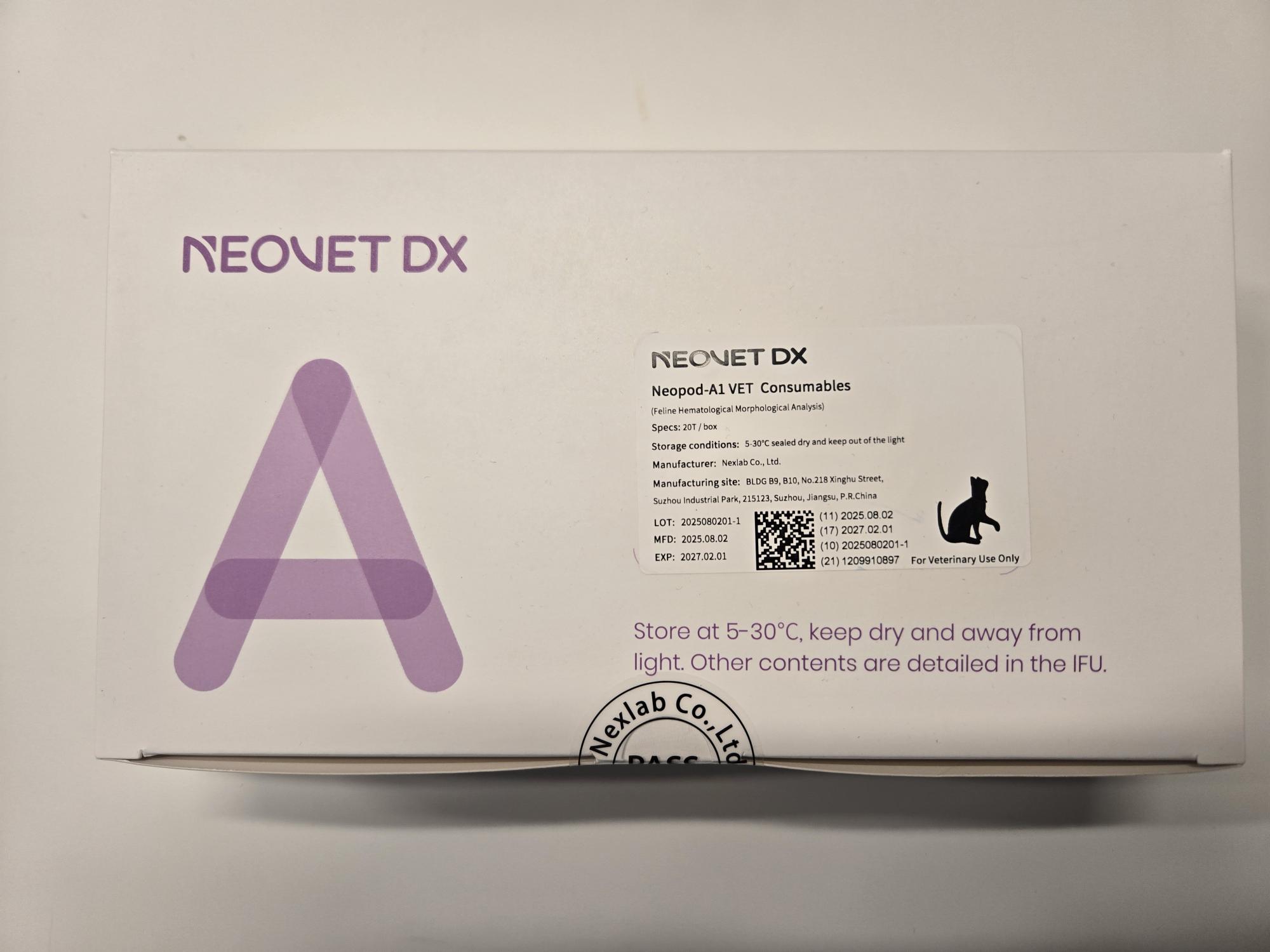 Feline morfologiskt hematologi test