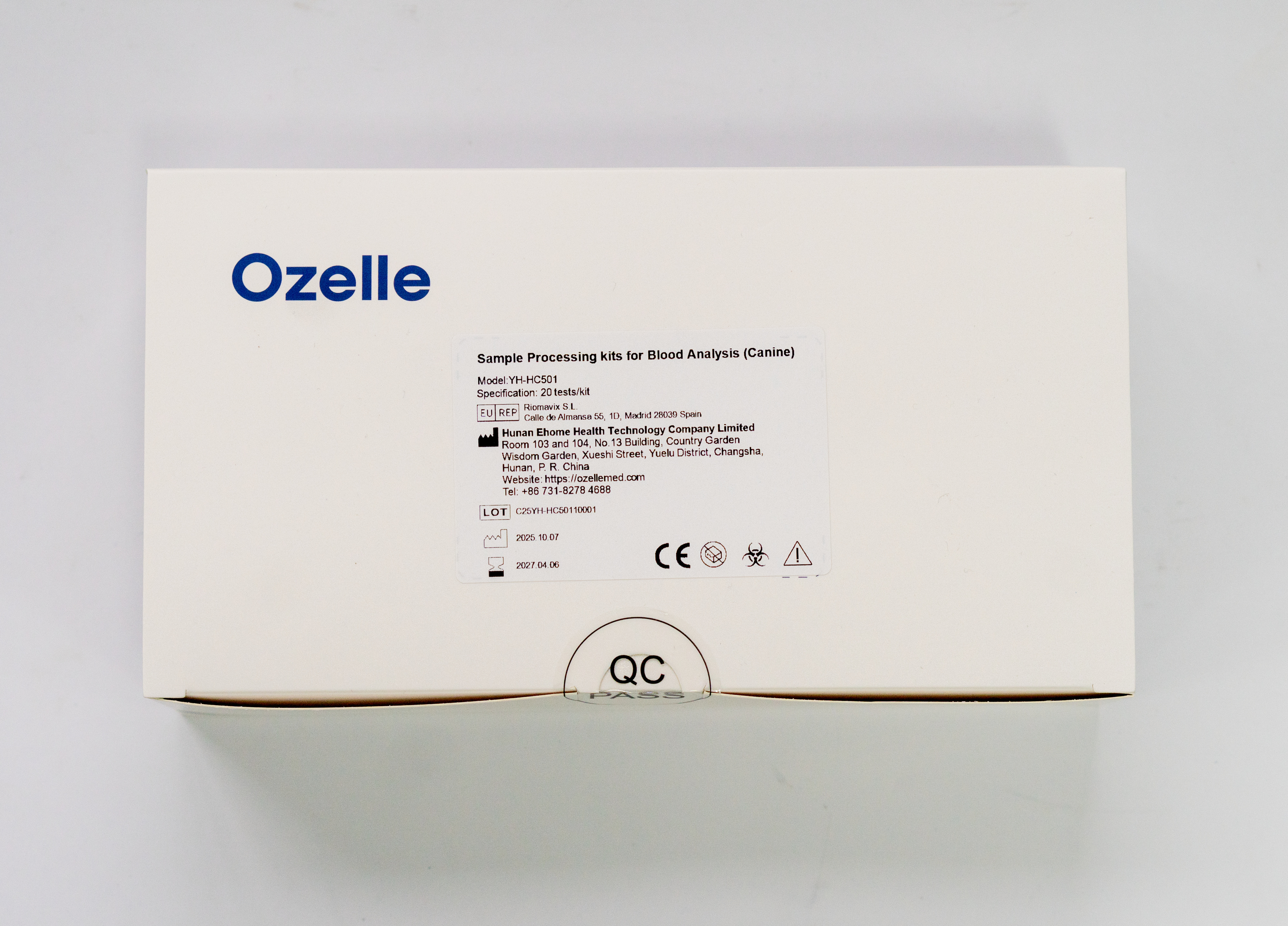 Ozelle Canine morfologiskt hematologi test