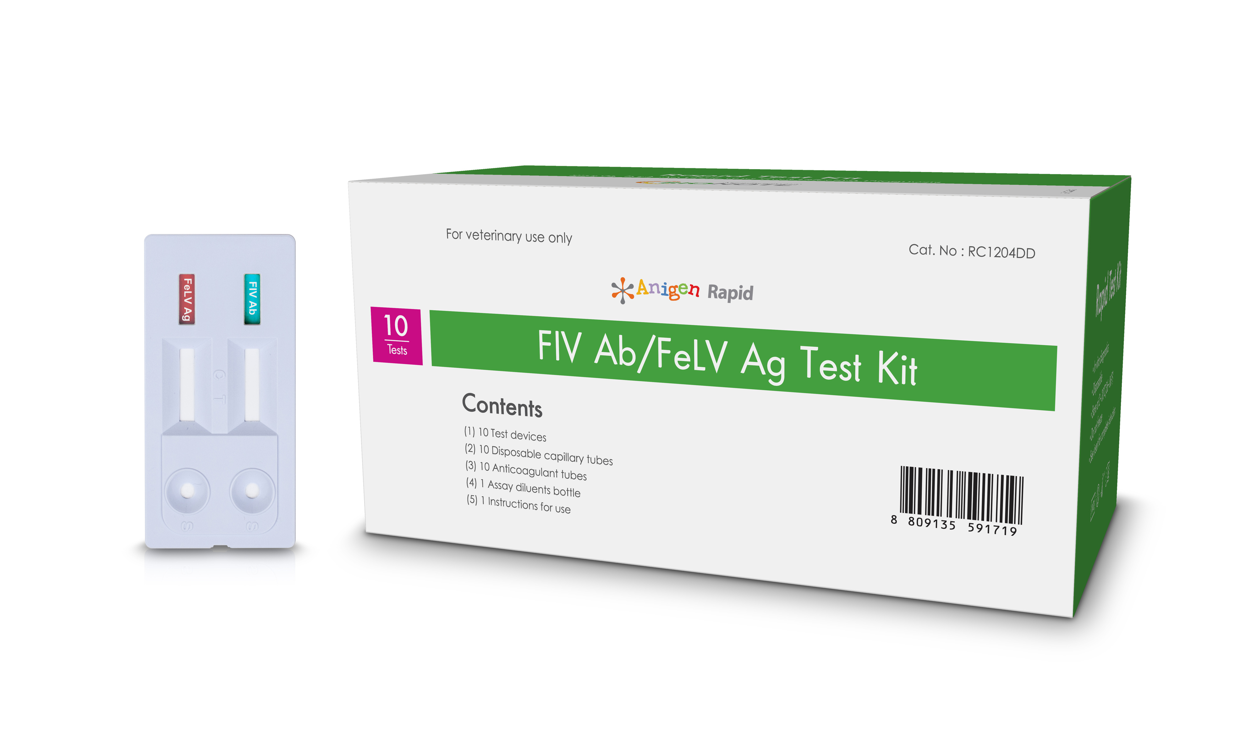 Snabbtest FIV Ab/FeLV Ag Test Kit