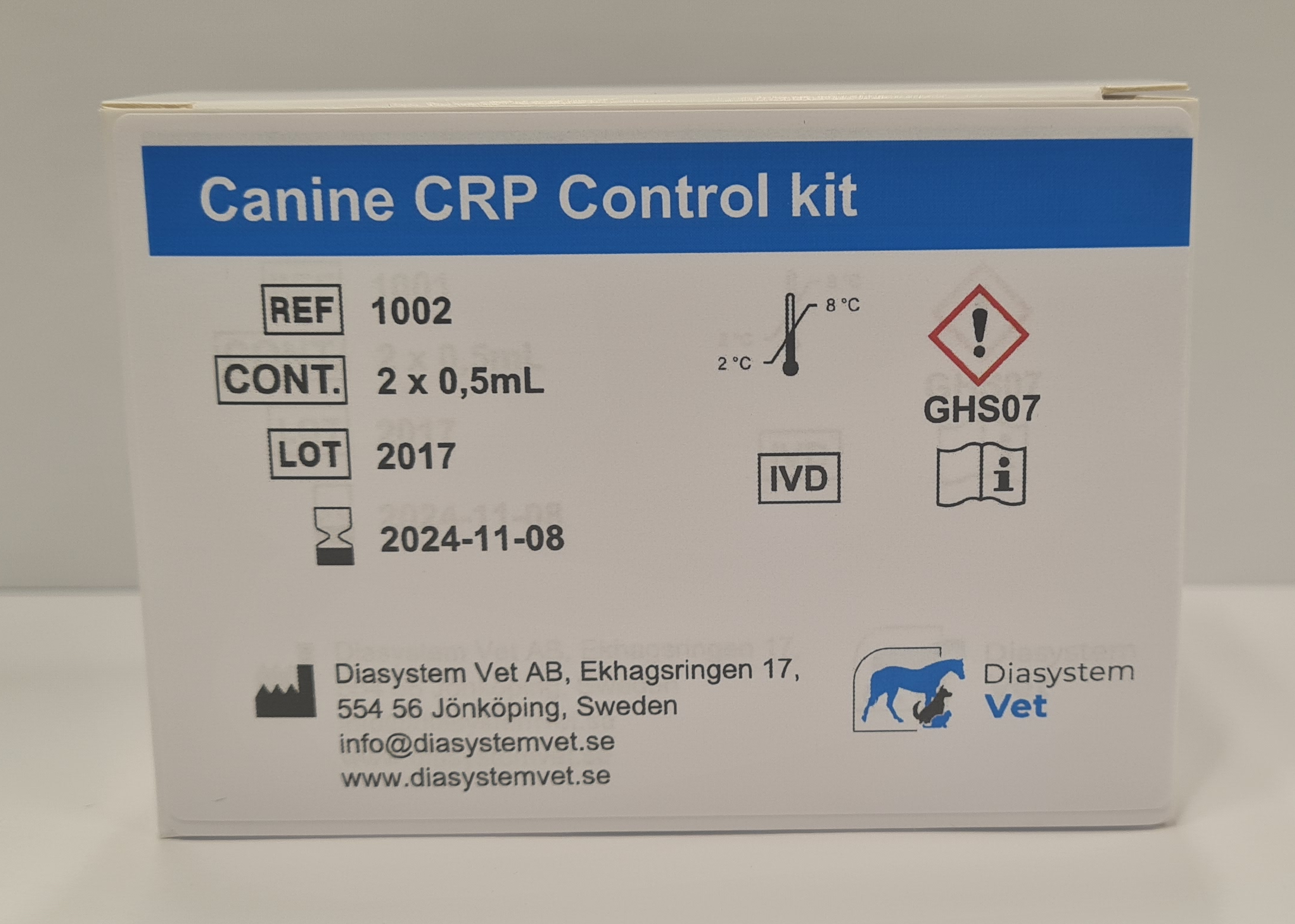 Diasystem Vet Canine CRP Control kit
